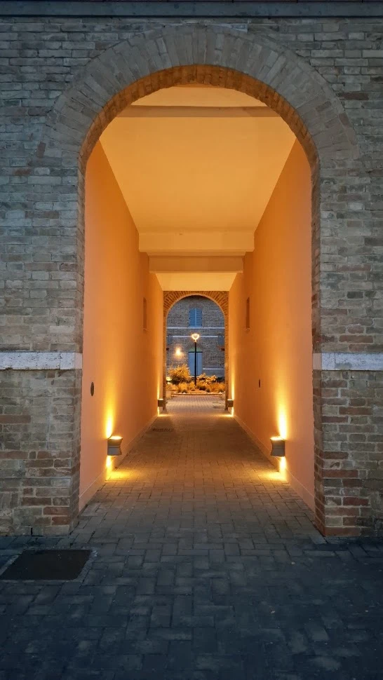 Deltasol entrance in the residential complex